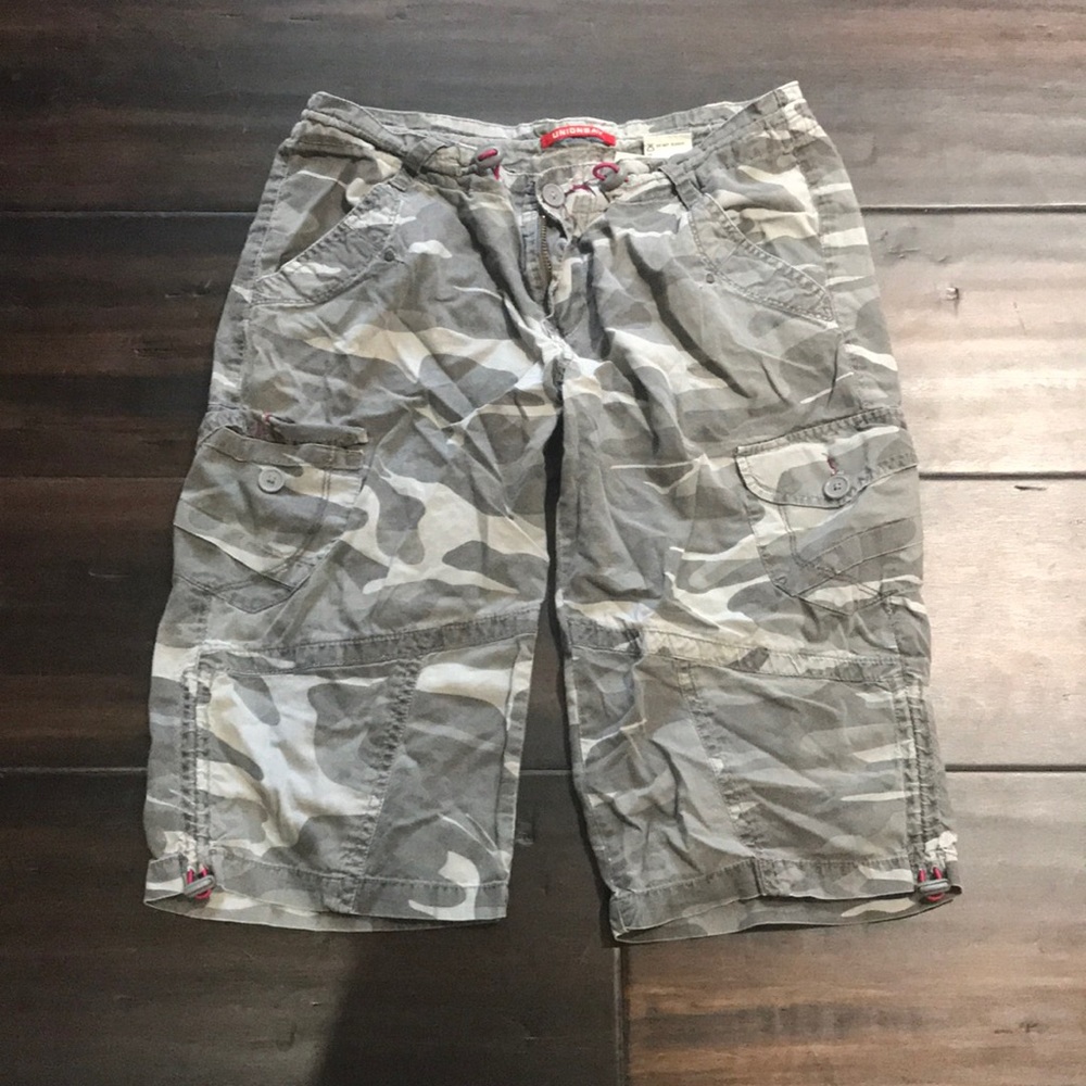 Camo cargo shorts
